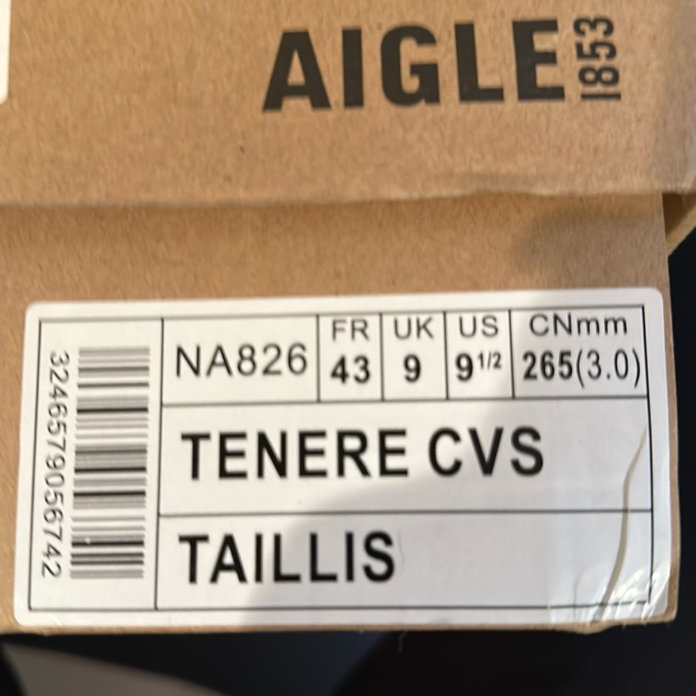 These are what you need!  New AIGLE 1853 Tenere CVS! Website Aigle.com.